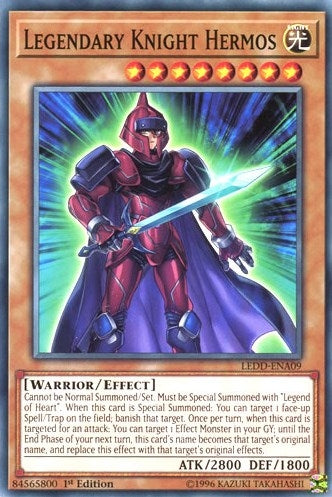 Image for Legendary Knight Hermos (LEDD-ENA09) (Legendary Dragon Decks) - YuGiOh