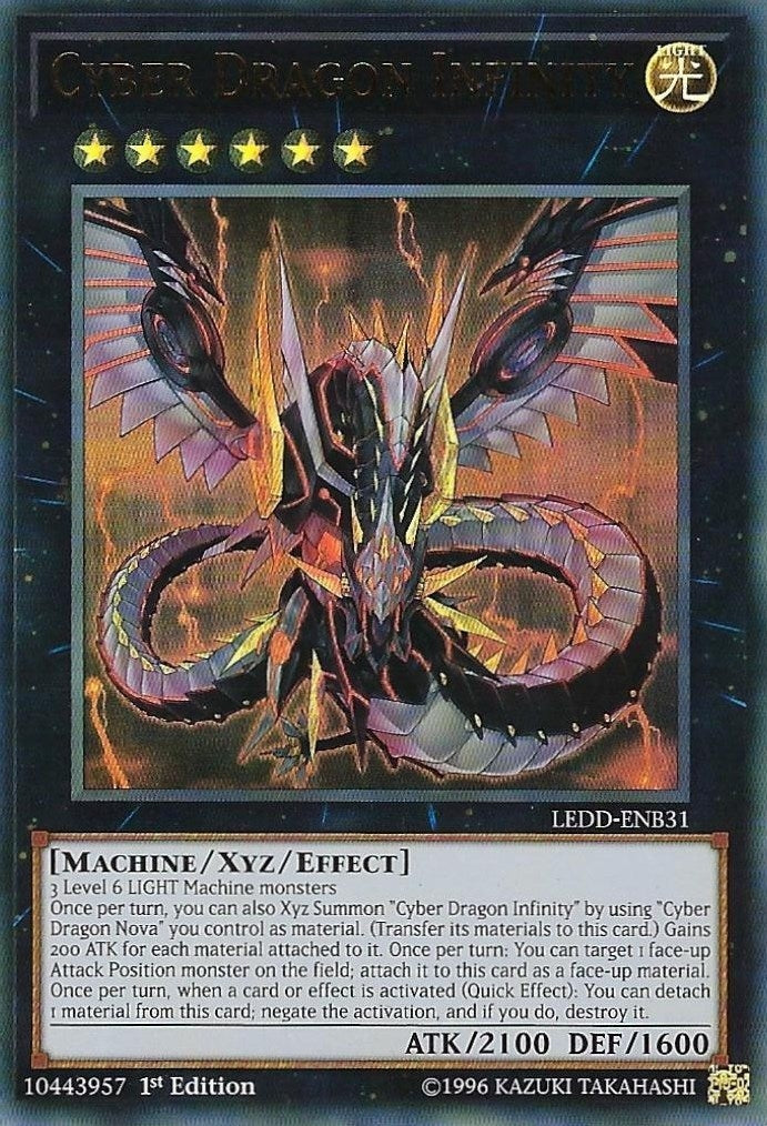 Image for Cyber Dragon Infinity (LEDD-ENB31) (LEDD) - YuGiOh