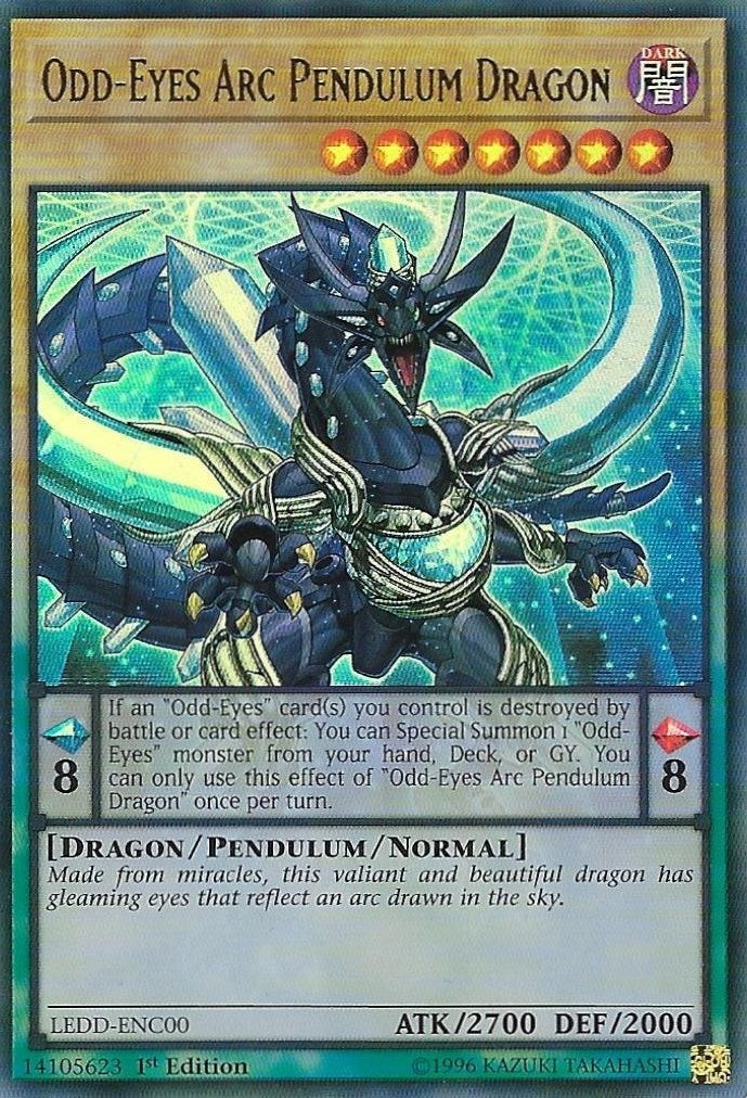 Image for Odd-Eyes Arc Pendulum Dragon (LEDD-ENC00) (Legendary Dragon Decks) - YuGiOh