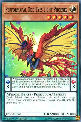 Image for Performapal Odd-Eyes Light Phoenix (LEDD-ENC06) (Legendary Dragon Decks) - YuGiOh