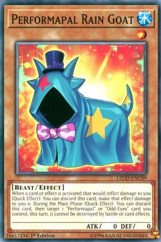 Image for Performapal Rain Goat (LEDD-ENC09) (Legendary Dragon Decks) - YuGiOh