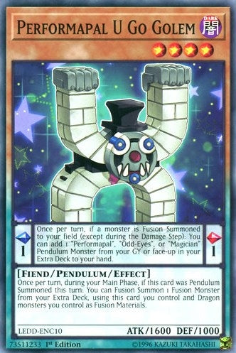 Image for Performapal U Go Golem (LEDD-ENC10) (LEDD) - YuGiOh