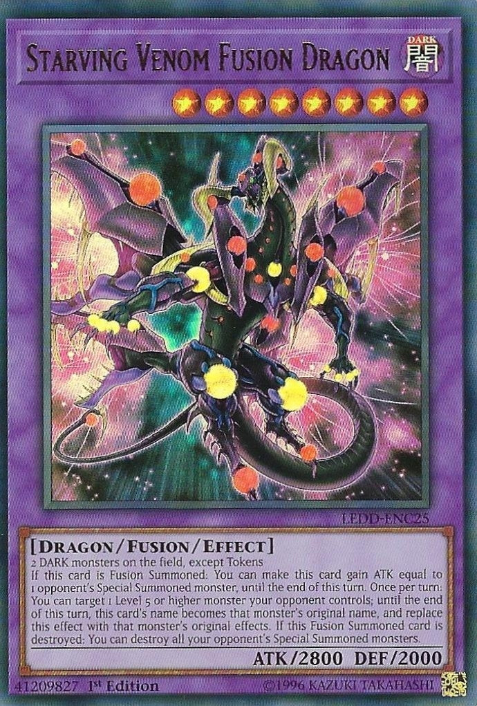 Image for Starving Venom Fusion Dragon (LEDD-ENC25) (Legendary Dragon Decks) - YuGiOh