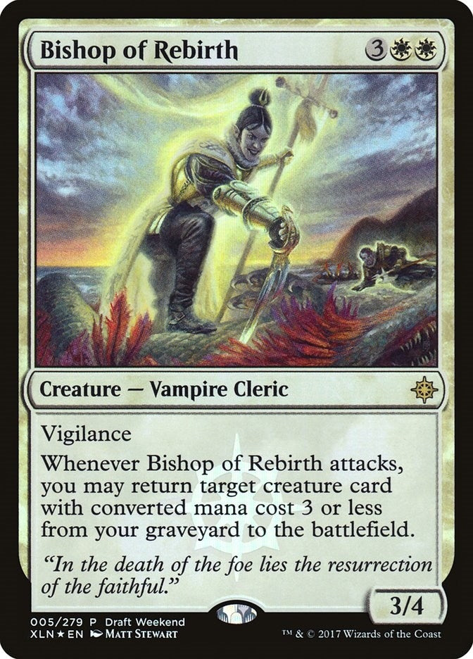 Image for Bishop of Rebirth (Draft Weekend) (5) (Launch Party & Release Event Promos) - Magic: The Gathering