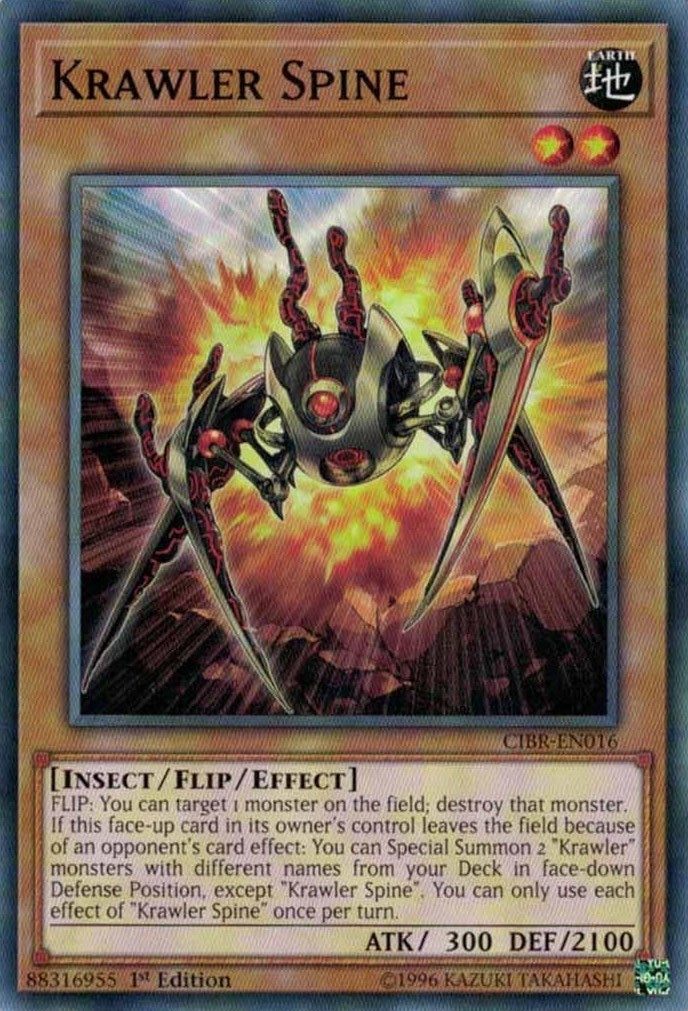Image for Krawler Spine (CIBR-EN016) (CIBR) - YuGiOh