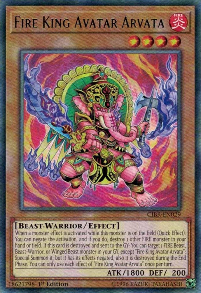 Image for Fire King Avatar Arvata (CIBR-EN029) (CIBR) - YuGiOh