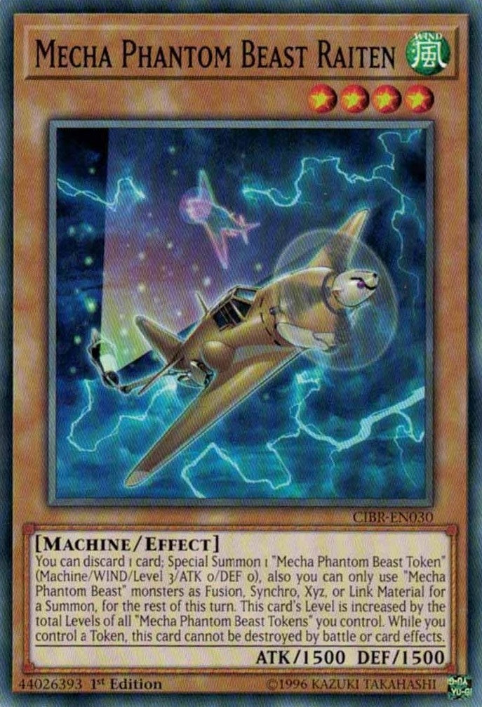Image for Mecha Phantom Beast Raiten (CIBR-EN030) (CIBR) - YuGiOh