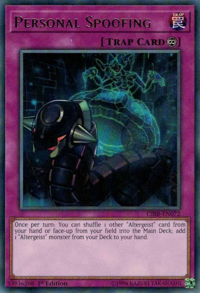 Image for Personal Spoofing (CIBR-EN072) (CIBR) - YuGiOh