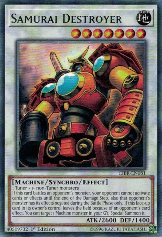 Image for Samurai Destroyer (CIBR-EN081) (CIBR) - YuGiOh
