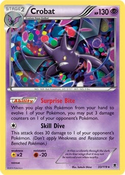 Image for Crobat - 33/119 (Cosmos Holo) (033/119) (MCAP) - Pokemon