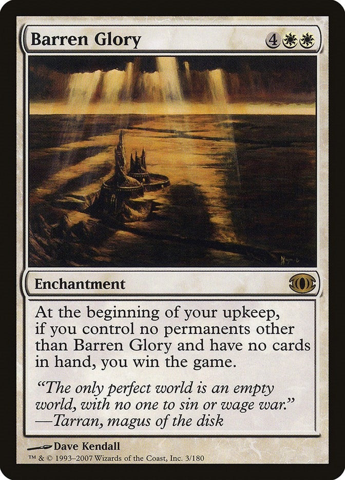 Image for Barren Glory (3) (Future Sight) - Magic: The Gathering