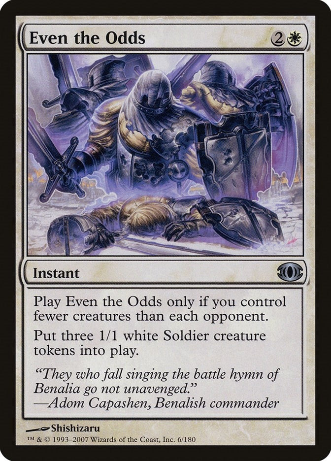 Image for Even the Odds (6) (Future Sight) - Magic: The Gathering