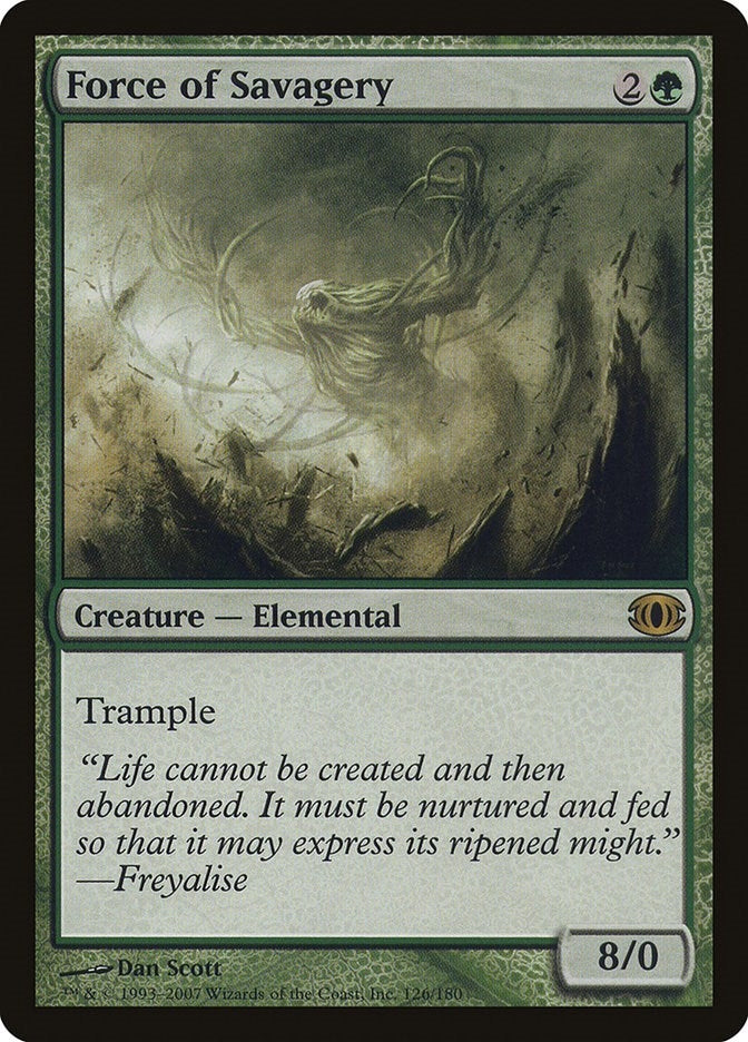 Image for Force of Savagery (126) (Future Sight) - Magic: The Gathering