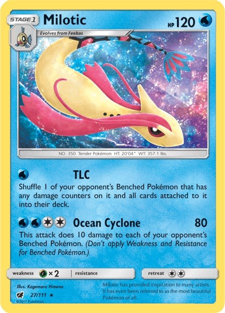 Image for Milotic (27/111) (SM04) - Pokemon