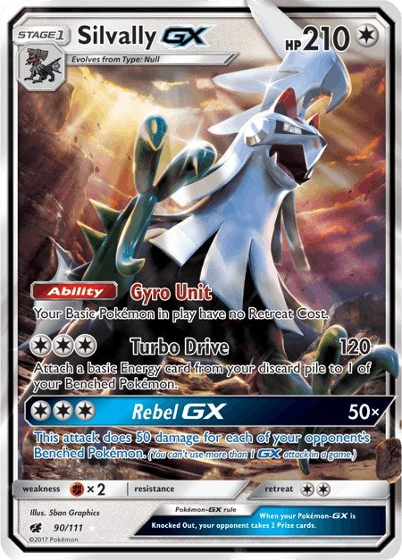 Image for Silvally GX (90/111) (SM04) - Pokemon