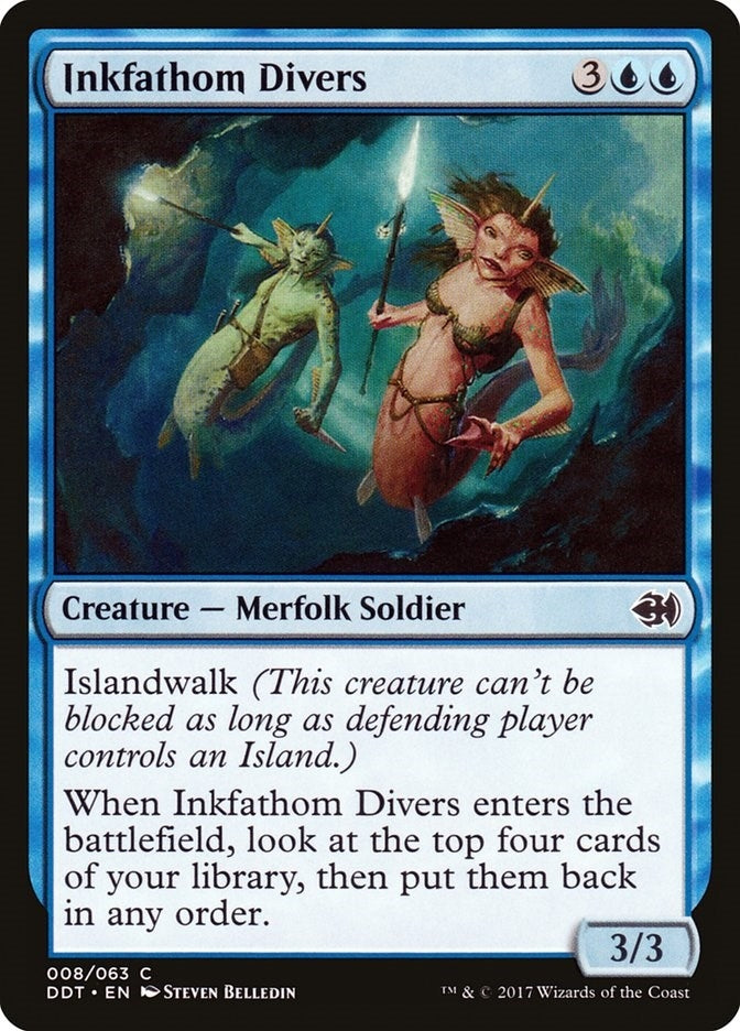 Image for Inkfathom Divers (8) (Merfolk vs. Goblins) - Magic: The Gathering