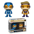 Image for Blue Beetle & Booster Gold 2-Pack (Metallic) (Previews Exclusive) - Funko