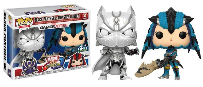 Image for Marvel vs. Capcom: Infinite: Black Panther vs. Monster Hunter 2-Pack (Best Buy Exclusive) - Funko
