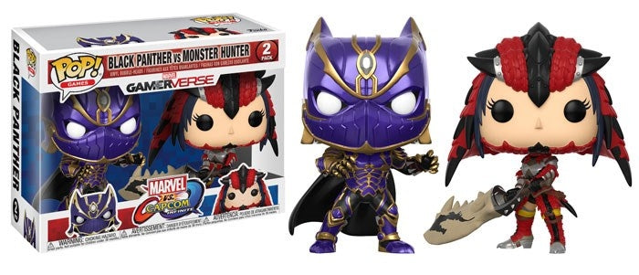 Image for Marvel vs. Capcom: Infinite: Black Panther vs. Monster Hunter 2-Pack - Funko