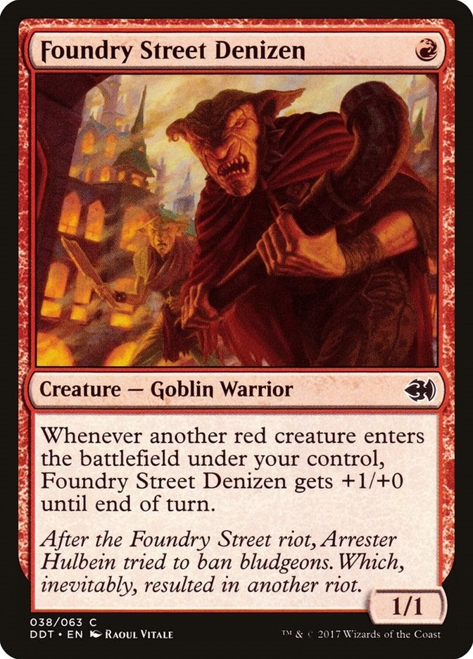 Image for Foundry Street Denizen (38) (Merfolk vs. Goblins) - Magic: The Gathering