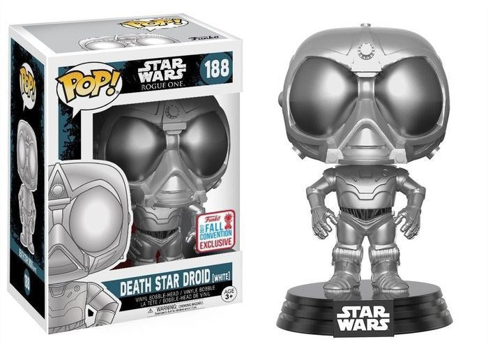 Image for Star Wars: Rogue One: Death Star Droid (White) (Bobble-Head) (Barnes & Noble Exclusive) - Funko