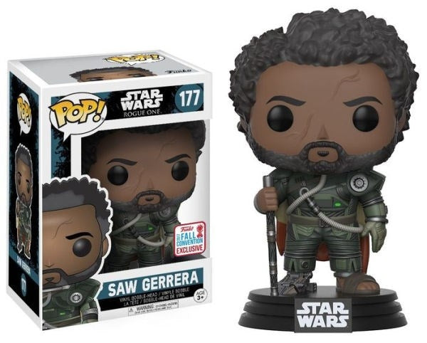 Image for Star Wars: Rogue One: Saw Gerrera (Bobble-Head) (Barnes & Noble Exclusive) - Funko