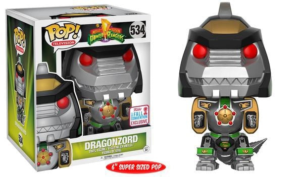 Image for Mighty Morphin Power Rangers: Dragonzord Super Sized 6" (Hot Topic Exclusive) - Funko