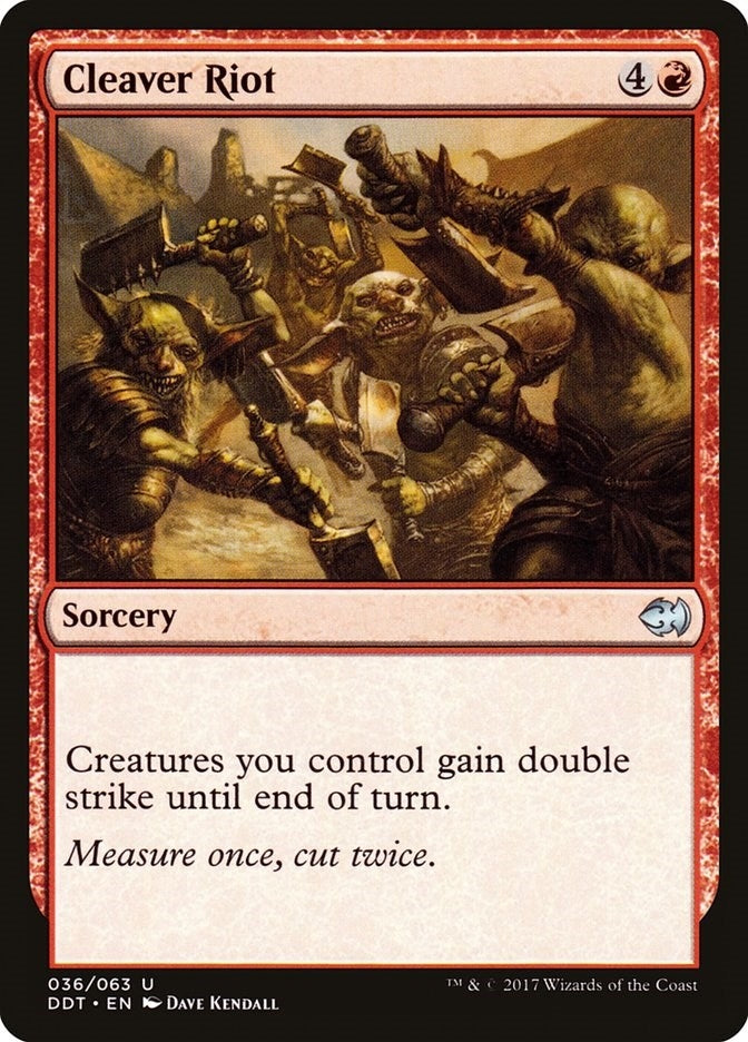 Image for Cleaver Riot (36) (Merfolk vs. Goblins) - Magic: The Gathering