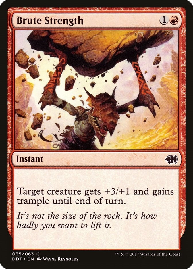 Image for Brute Strength (35) (Merfolk vs. Goblins) - Magic: The Gathering