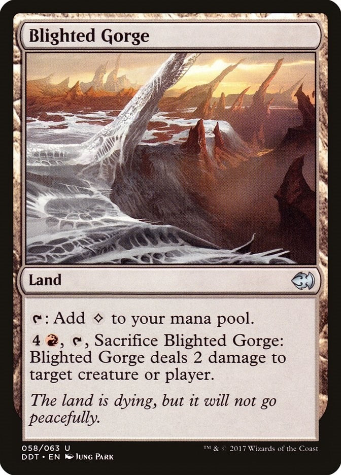 Image for Blighted Gorge (58) (Merfolk vs. Goblins) - Magic: The Gathering