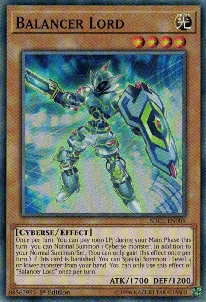 Image for Balancer Lord (SDCL-EN005) (SDCL) - YuGiOh