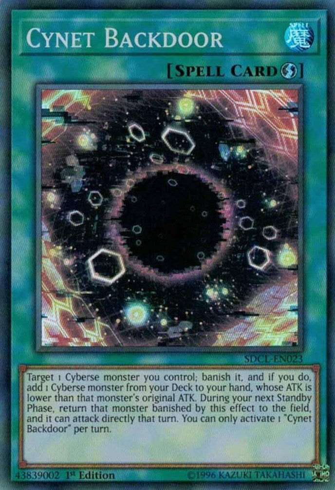 Image for Cynet Backdoor (SDCL-EN023) (SDCL) - YuGiOh
