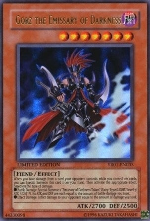 Image for Gorz the Emissary of Darkness (YR01-EN003) - YuGiOh