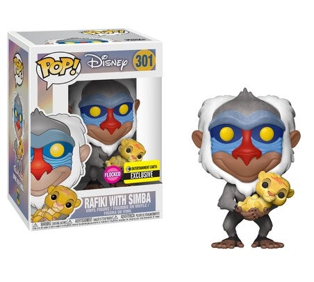 Image for Rafiki with Simba (Flocked) (Entertainment Earth Exclusive) - Funko