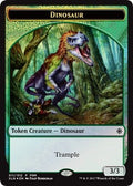 Image for Dinosaur // Treasure Double-Sided Token (11) (FNM Promos) - Magic: The Gathering