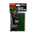 Image for Deck Guards Double Matte Standard - Green (50-Pack) - Card Sleeves