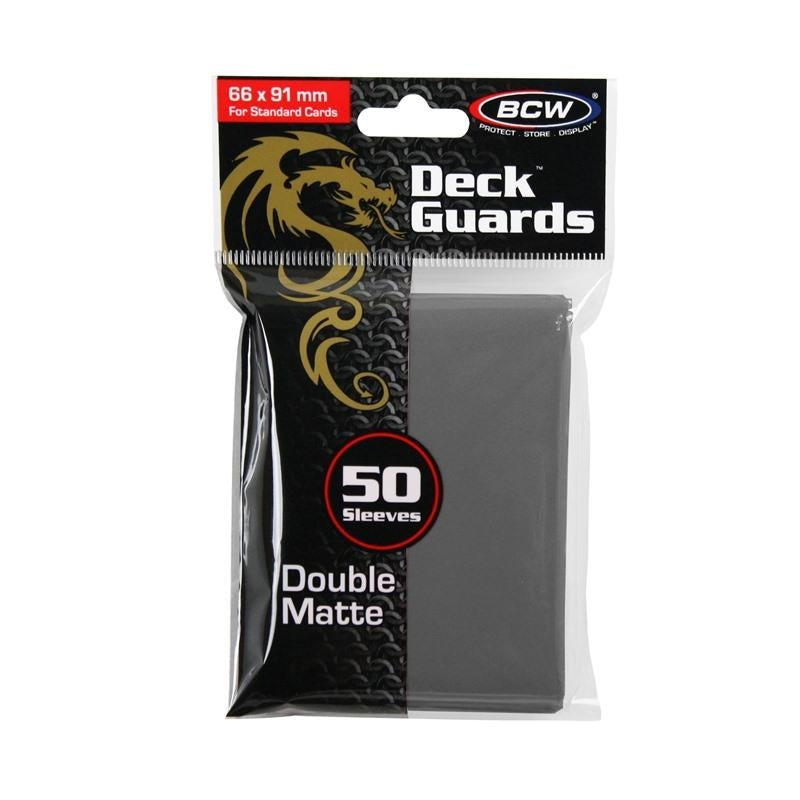 Image for Deck Guards Double Matte Standard - Grey (50-Pack) - Card Sleeves