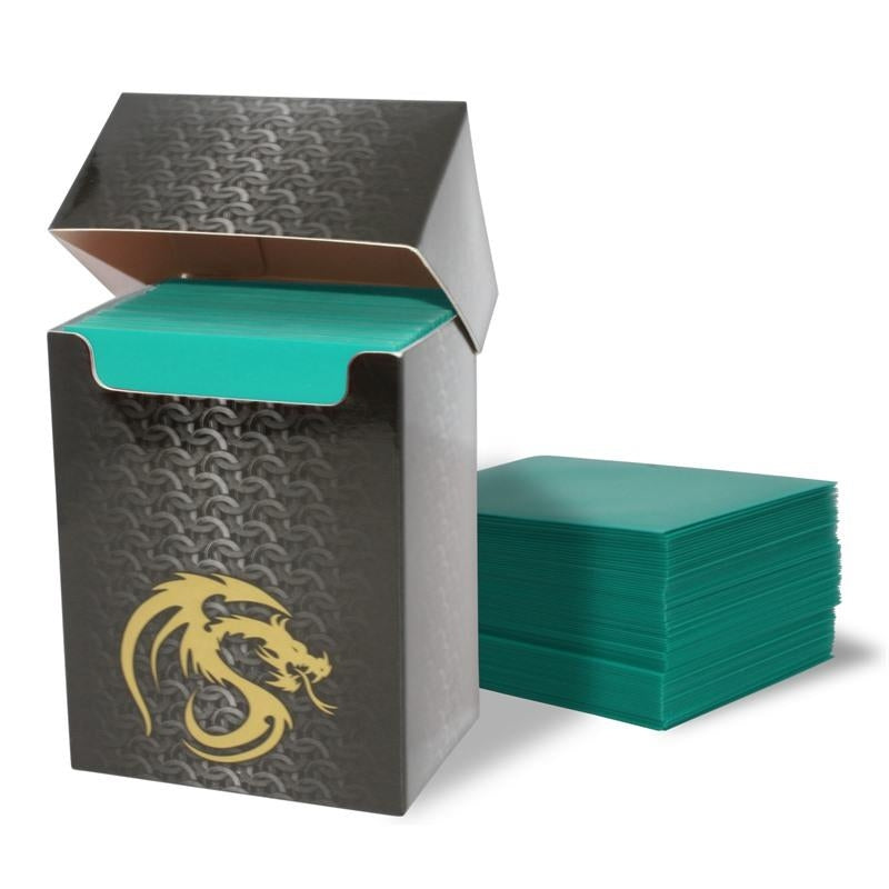 Image for Deck Guards Double Matte Standard - Teal (80-Pack) - Card Sleeves