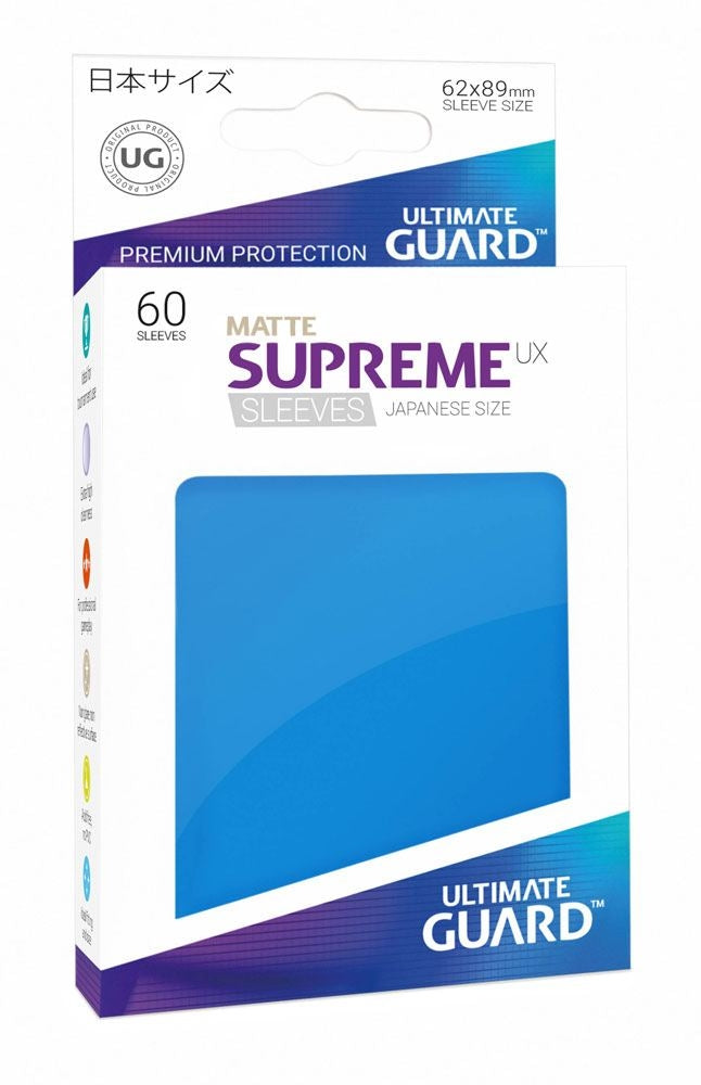 Image for Double Matte Sleeve - Supreme UX Sleeves Japanese Royal Blue (60-Pack) - Card Sleeves