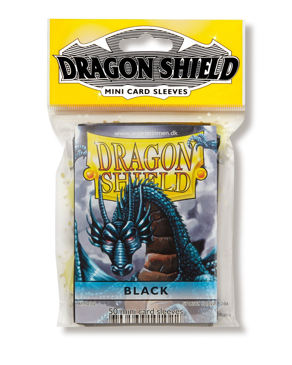 Image for Dragon Shield Japanese Sleeves - Black (50-Pack) - Card Sleeves