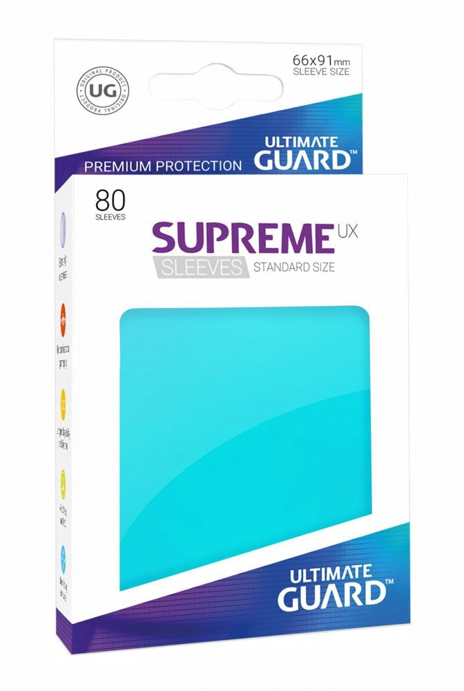Image for Gloss Sleeve - Supreme UX Sleeves Aquamarine (80-Pack) - Card Sleeves