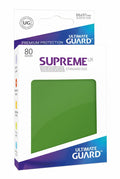 Image for Gloss Sleeve - Supreme UX Sleeves Green (80-Pack) - Card Sleeves