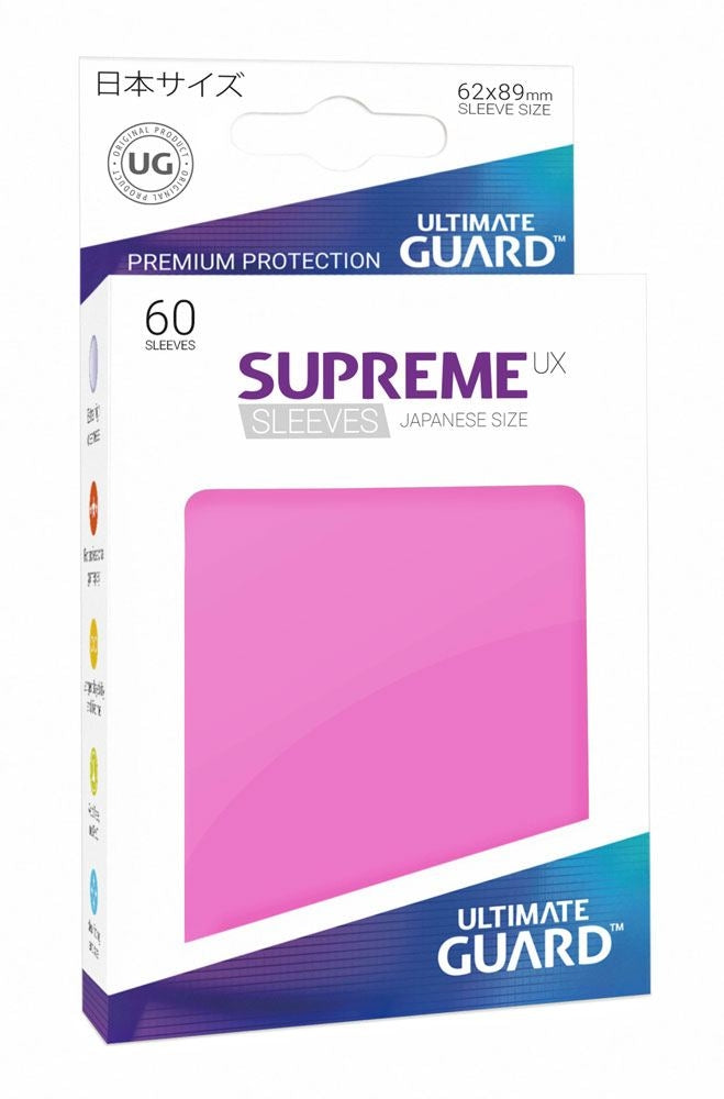 Image for Gloss Sleeve - Supreme UX Sleeves Japanese Pink (60-Pack) - Card Sleeves