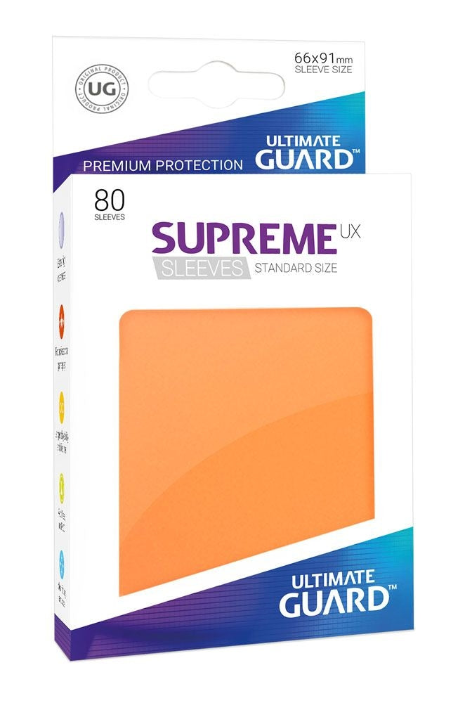 Image for Gloss Sleeve - Supreme UX Sleeves Orange (80-Pack) - Card Sleeves
