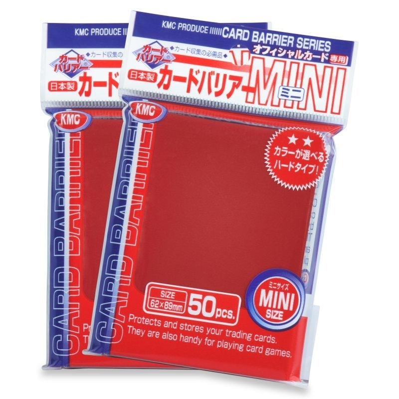 Image for KMC Card Barrier - Mini Series - Metallic Red (50-Pack) - Card Sleeves