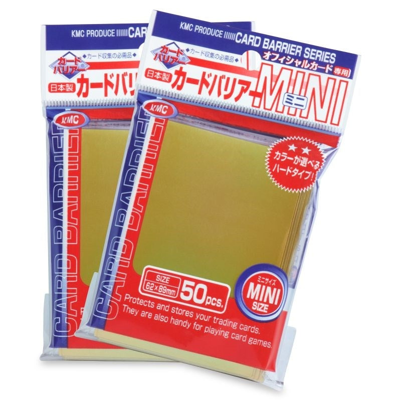 Image for KMC Card Barrier - Mini Series - Super Gold (50-Pack) - Card Sleeves