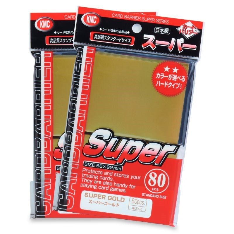 Image for KMC Card Barrier - Super Series - Super Gold (80-Pack) - Card Sleeves