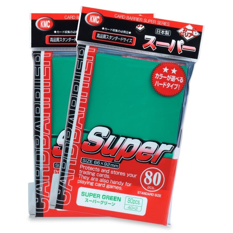 Image for KMC Card Barrier - Super Series - Super Green (80-Pack) - Card Sleeves