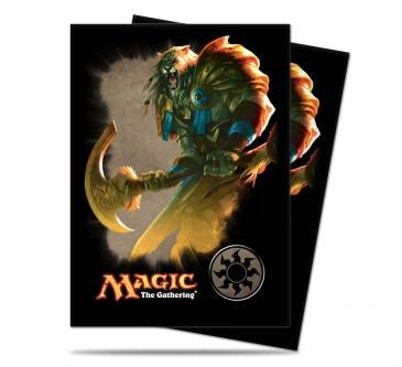 Image for Mana 4 Planeswalker - Ajani Standard Deck Protectors for Magic (80-Pack) - Card Sleeves