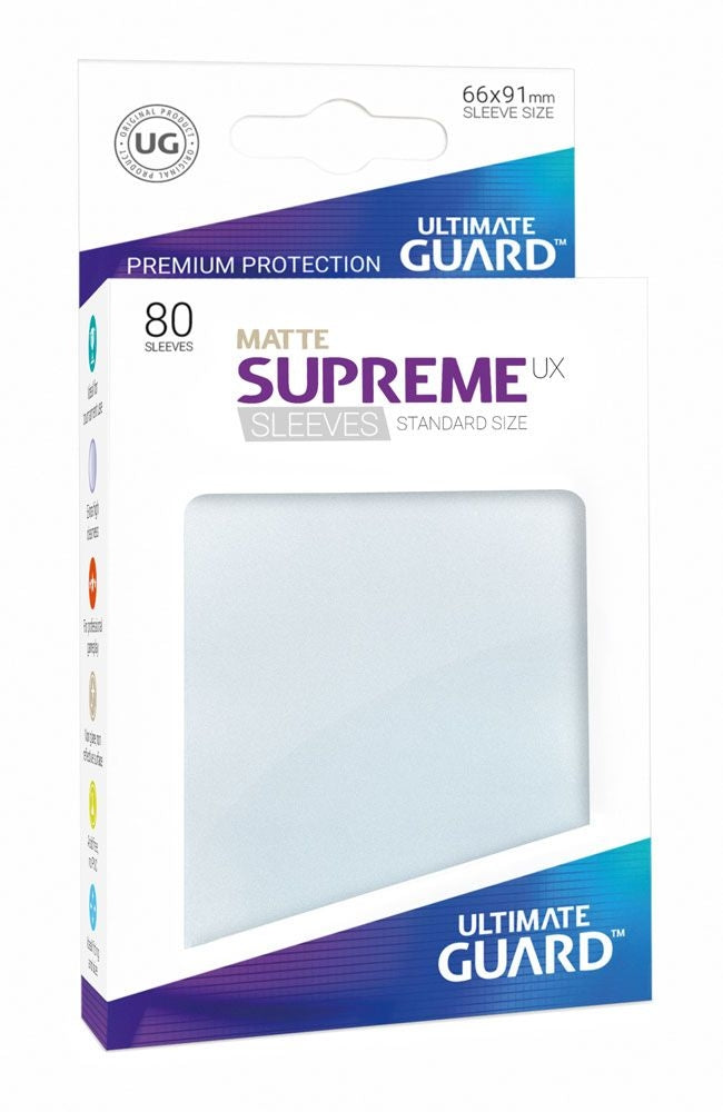 Image for Matte Frosted Sleeve - Supreme UX Sleeves (80-Pack) - Card Sleeves
